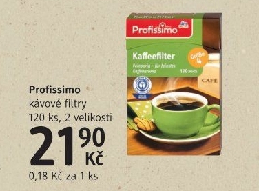 Kávové filtry Profissimo