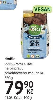 Směs na moučníky bez lepku dm Bio