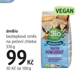 Směs na chléb bez lepku dm Bio