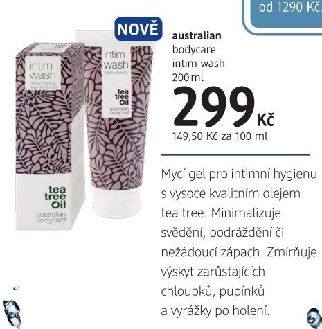 Intimní mycí gel Australian Bodycare