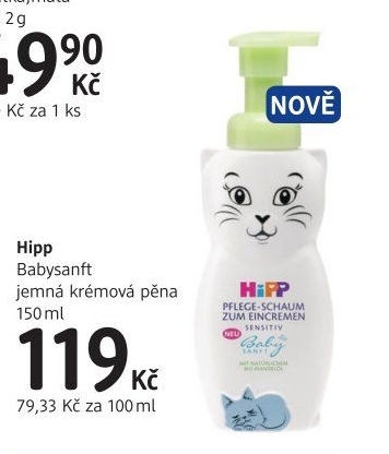 Dětská pěna na mytí HiPP