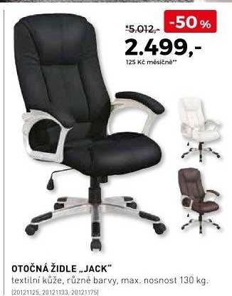 Otočná židle Jack