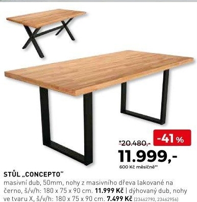 Stůl Concepto
