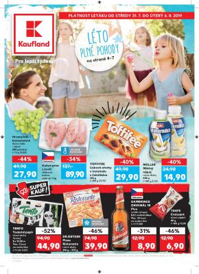 akční leták Kaufland 31.7.2019-6.8.2019