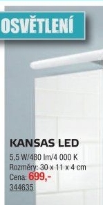 Koupelnové osvětlení LED Kansas Top Lights