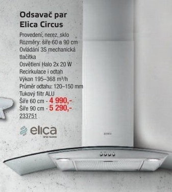 Odsavač par Elica