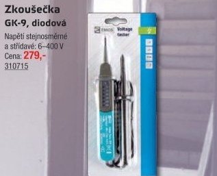Zkoušečka napětí Emos