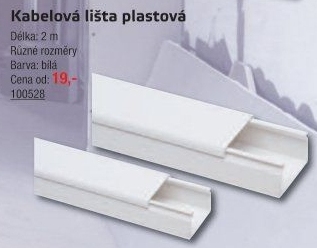Kabelová elektroinstalační lišta