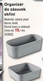 Organizér do šuplíku
