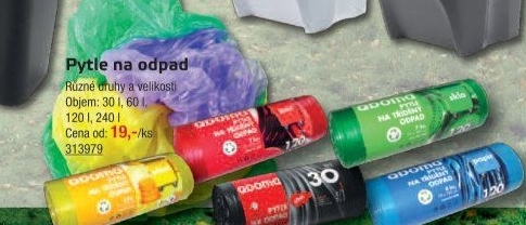 Pytle na odpadky 30 l Qdoma