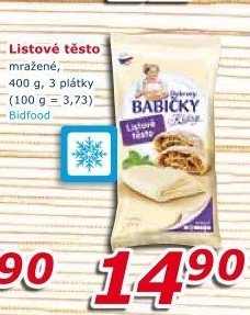 Těsto listové mražené Dobroty babičky Kláry