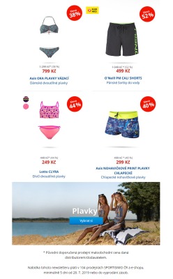 akční leták Sportisimo 28.7.2019-2.8.2019