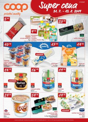 akční leták COOP 31.7.2019-6.8.2019