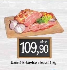 Uzená krkovice s kostí