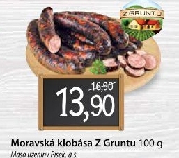 Moravská klobása Z Gruntu