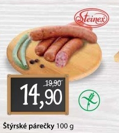 Párky štýrské Steinex