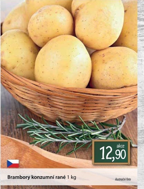 Brambory konzumní rané