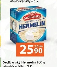 Sýr Hermelín Sedlčanský