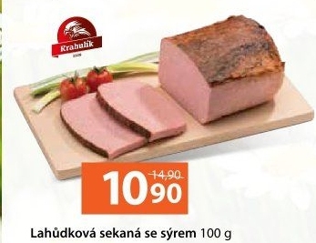 Sekaná lahůdková se sýrem Krahulík