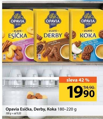 Sušenky Esíčka Zlaté Opavia