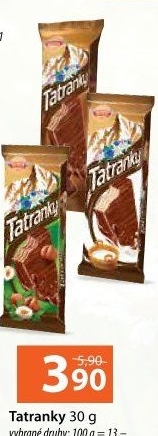 Celomáčené Tatranky Sedita