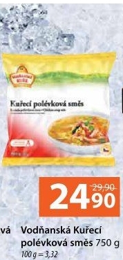 Směs kuřecí polévková mražená Vodňanské kuře