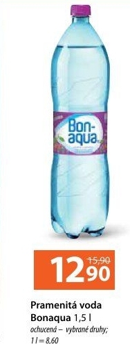 Ochucená voda Bonaqua