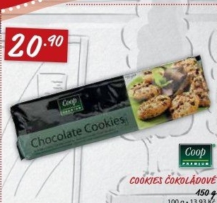 Sušenky Cookies Coop Premium