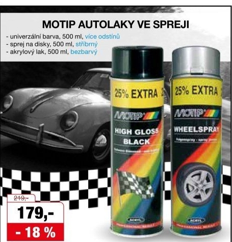 Autolak sprej Motip