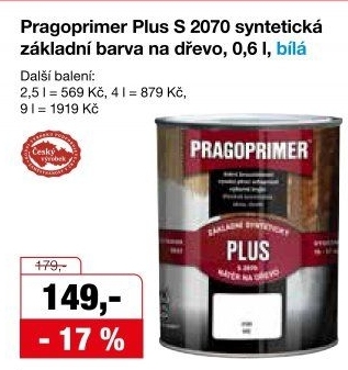 Barva na dřevo Plus Pragoprimer
