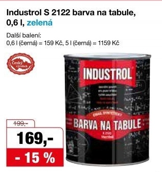 Barva na tabule Industrol