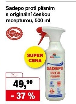 Čistič proti plísním Sadepo Balhome