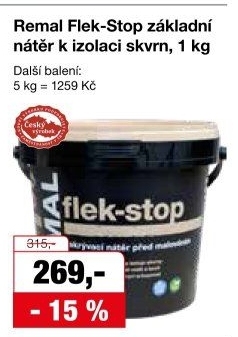 Izolační nátěr Flek - stop Remal