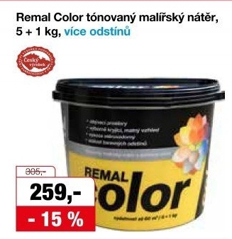 Malířský nátěr Color Remal