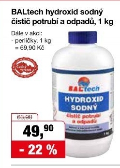 Hydroxid sodný Baltech