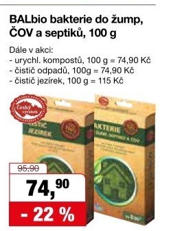 Přípravek Urychlovač kompostů BALbio