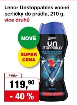 Vonné perličky do pračky Lenor UNstoppables