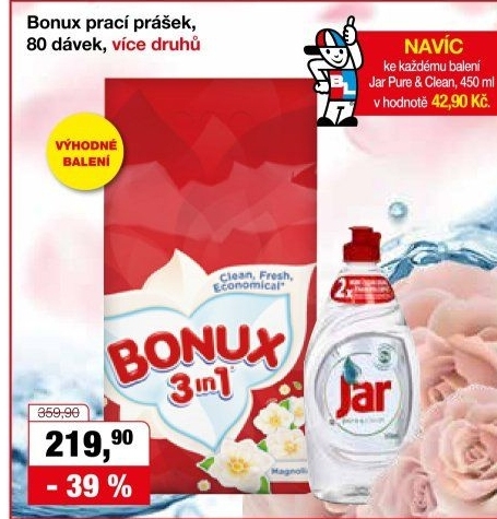 Prací prášek Bonux