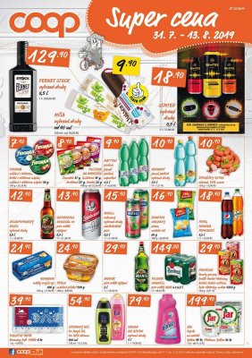 akční leták COOP 31.7.2019-13.8.2019