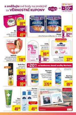 akční leták Teta drogerie 8.8.2019-19.8.2019