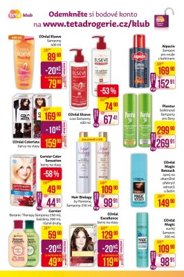 akční leták Teta drogerie 8.8.2019-19.8.2019
