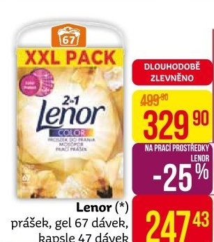 Prací prášek 2v1 Lenor