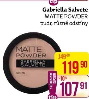 Pudr Matte Powder Gabriella Salvete