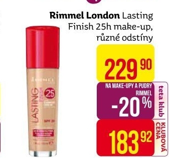 Make up Lasting Finish 25 H Rimmel