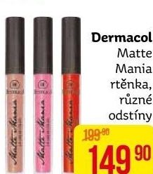 Rtěnka Matte Mania Dermacol