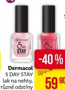 Lak na nehty 5 Day Stay Dermacol