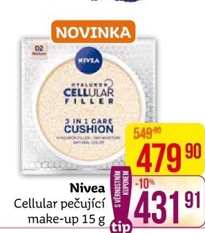 Make-up v houbičce Hyaluron Cellular Filler Nivea