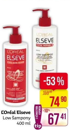 Šampon nepěnivý Low Elséve L'