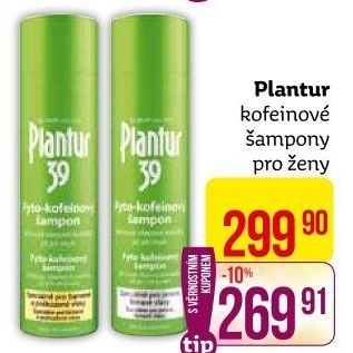Šampon fyto-kofeinový 39 Plantur