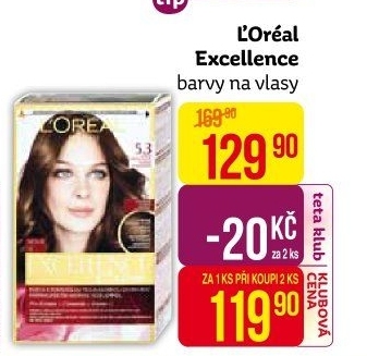 Barva na vlasy Excellence Creme L'